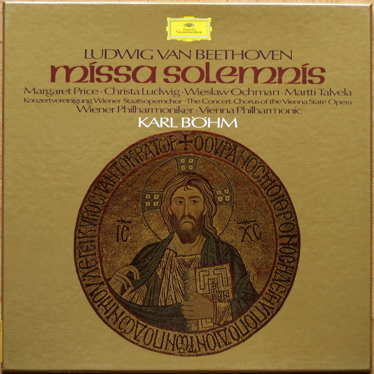 Beethoven Missa Solemnis DGG 2707 080 Martti Talvela Christa