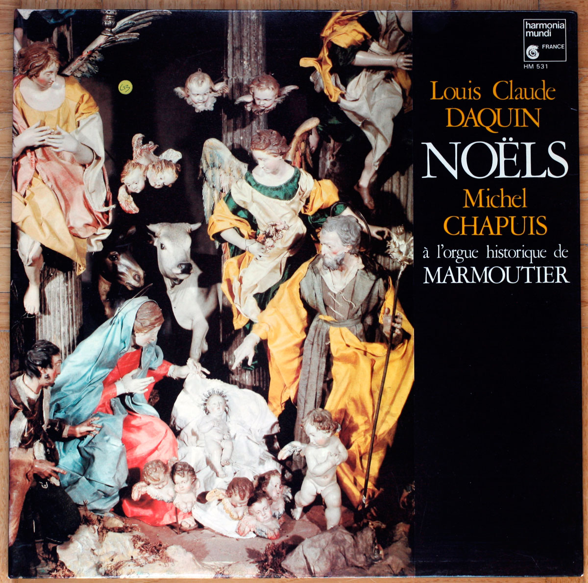 Daquin • Noëls à l'orgue • Harmonia Mundi HM 531 • Orgue André Silbermann de Marmoutier • Michel Chapuis