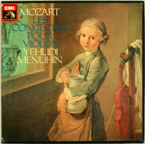Mozart • Concertos pour violon • Intégrale • EMI 2C 165-52553/7 • Bath Festival Orchestra • Yehudi Menuhin