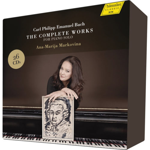 Bach Carl Philipp Emanuel • Œuvres pour piano • Intégrale • The complete works • Hänssler Classic • Anna-Marija Markovina