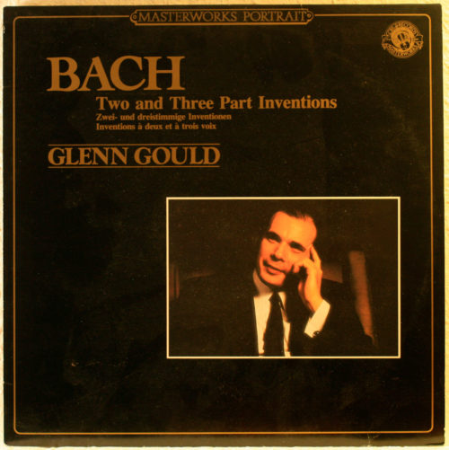 Bach • Inventions à 2 & 3 voix • Two and three part inventions • BWV 772-801 • CBS 60254 • Glenn Gould