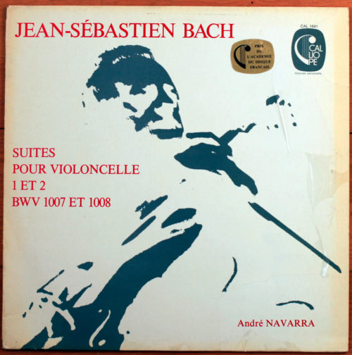 Bach • Suite pour violoncelle n° 1 & 2 • Cello suites • BWV 1007 & 1008 • Calliope 1641 • André Navarra
