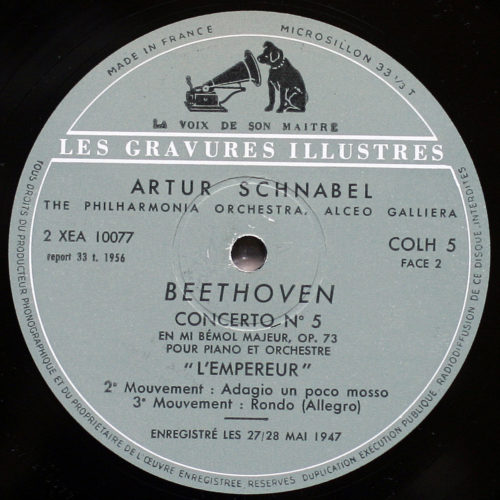 Beethoven Concerto 5 Schnabel Galliera