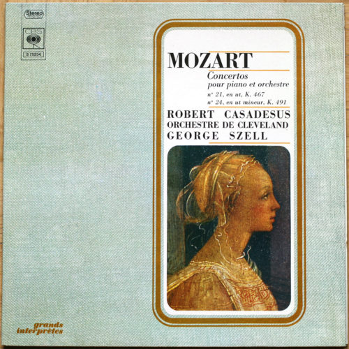Mozart • Concertos pour piano n° 21 & 24 • CBS S75234 • Robert Casadesus • The Cleveland Orchestra • George Szell