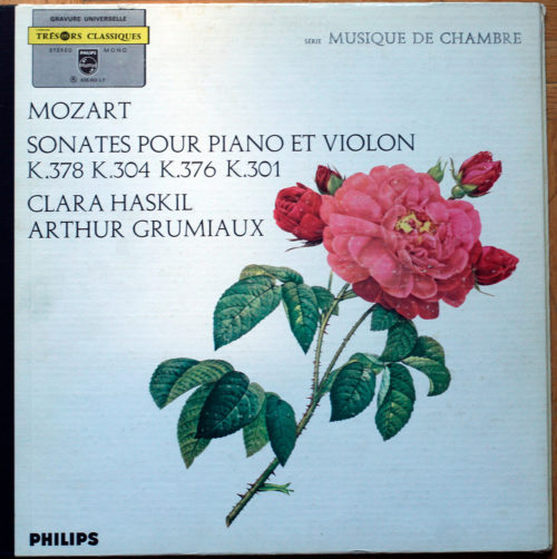Mozart Sonate Violon Haskil Grumiaux