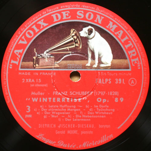 Schubert • Le voyage en hiver • Die Winterreise • Dietrich Fischer-Dieskau • Gerald Moore