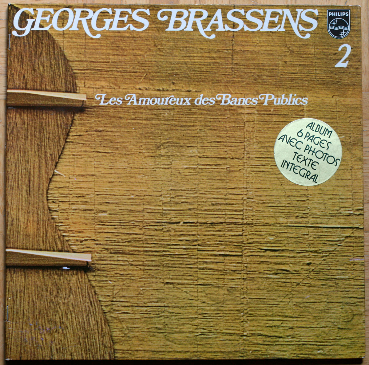 Georges Brassens • Volume n° 02 • Les amoureux des bancs publics • Philips 6499 777