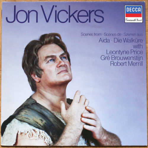 Vickers Jon ‎• Verdi – Aida • Wagner – Die Walküre • Decca 417 232-1 • Georg Solti • The London Symphony Orchestra • Erich Leinsdorf