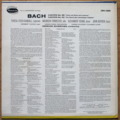 Bach Cantates Scherchen _BWV 35 42