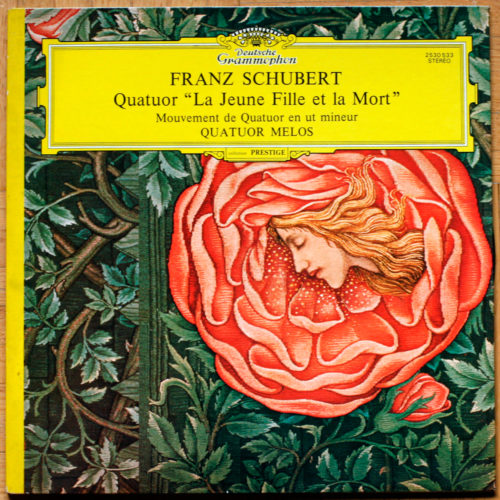 Schubert • Quatuor n° 14 • La jeune fille et la mort • Der Tod und das Mädchen • Quartettsatz n° 12 • DGG 2530 533 • Melos Quartet