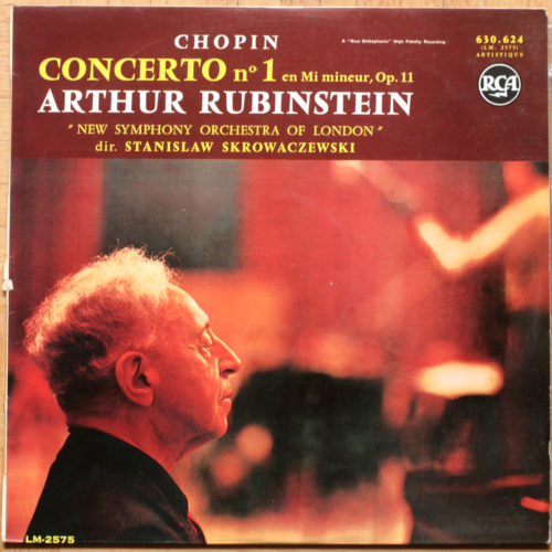 Chopin • Concerto pour piano n° 1 • Klavierkonzert Nr. 1 • Arthur Rubinstein • New Symphony Orchestra Of London • Stanislaw Skrowaczewski