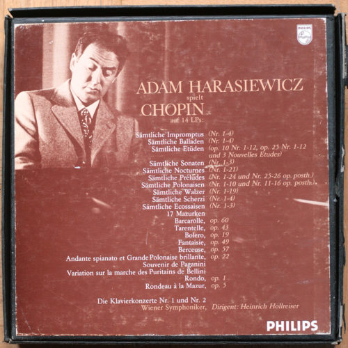 Chopin • Anthologie des œuvres pour piano • Adam Harasiewicz • Wiener Symphoniker • Heinrich Hollreiser