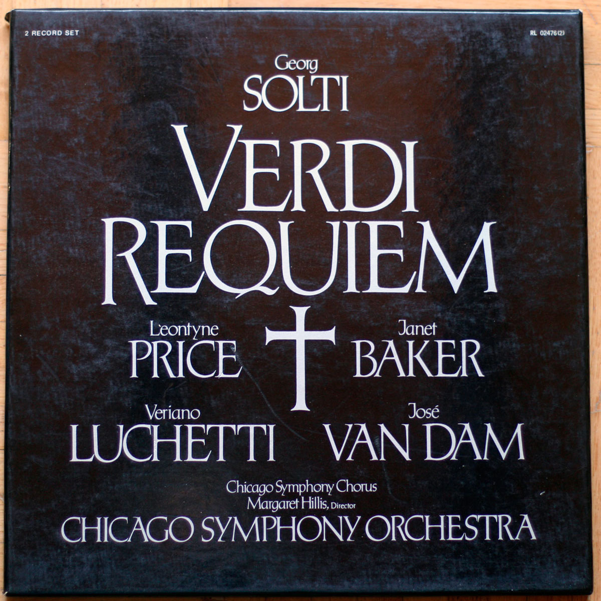 Verdi • Requiem • RCA RL 02476 • José van Dam • Janet Baker • Leontyne Price • Veriano Luchetti • Chicago Symphony Orchestra • Georg Solti
