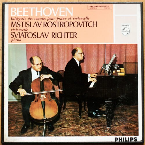 Beethoven Sonates Piano Violoncelle Integrale Richter Rostropovitch