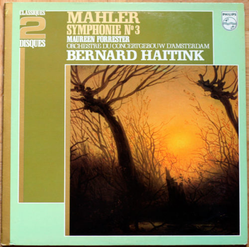 Mahler • Symphonie n° 3 "Sommermorgentraum" • Maureen Forrester • Concertgebouw Orchester Amsterdam • Bernard Haitink