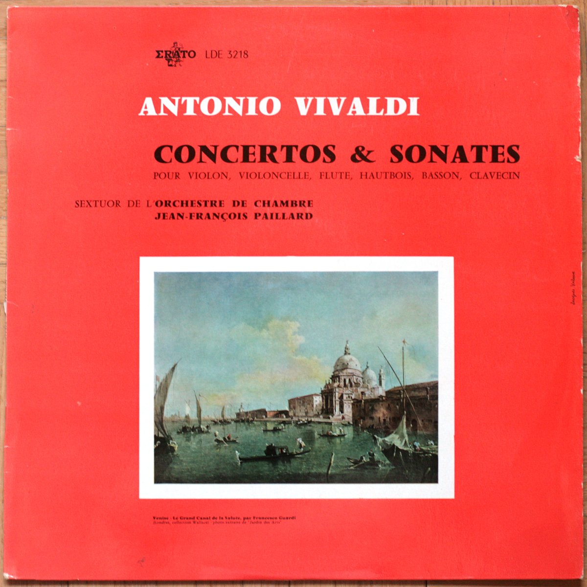 Vivaldi • Concertos & Sonates pour violon - violoncelle - flûte - hautbois - basson - clavecin • Maxence Larrieu • Orchestre de Chambre Jean-François Paillard