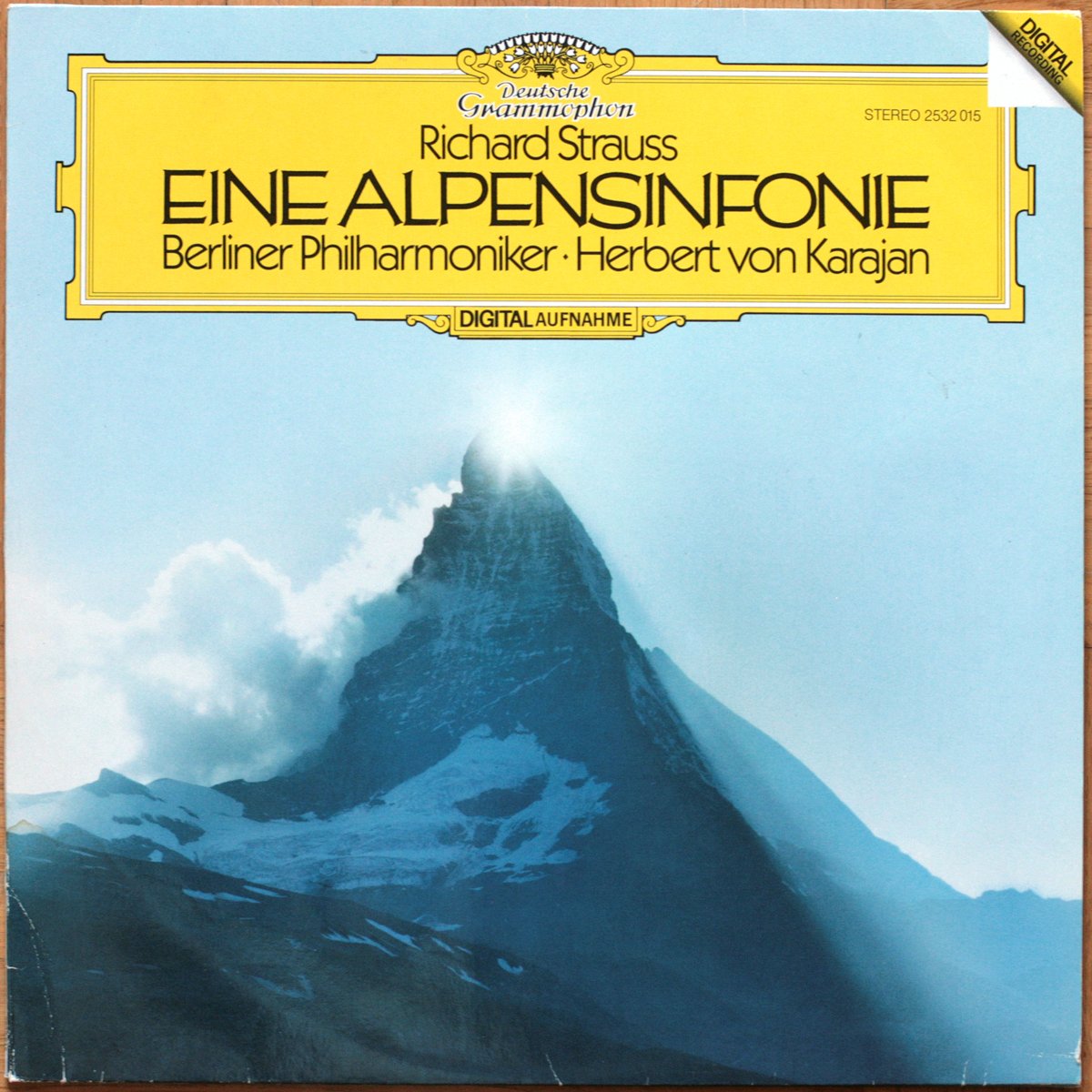 DGG 2532015 Straus Alpensinfhonie Karajan