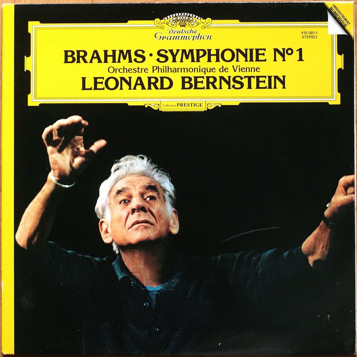 DGG 410 081 Brahms Symphonie 1 Bernstein DGG Digital Aufnahme