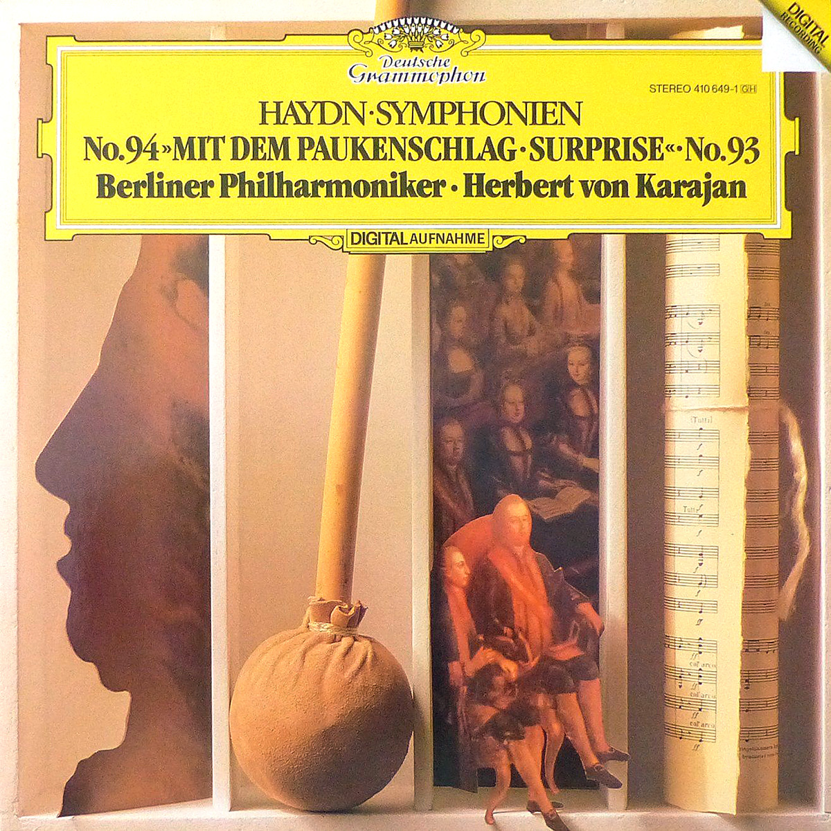 DGG 410 649 Haydn Symphonies 93 & 94 Karajan DGG Digital Aufnahme
