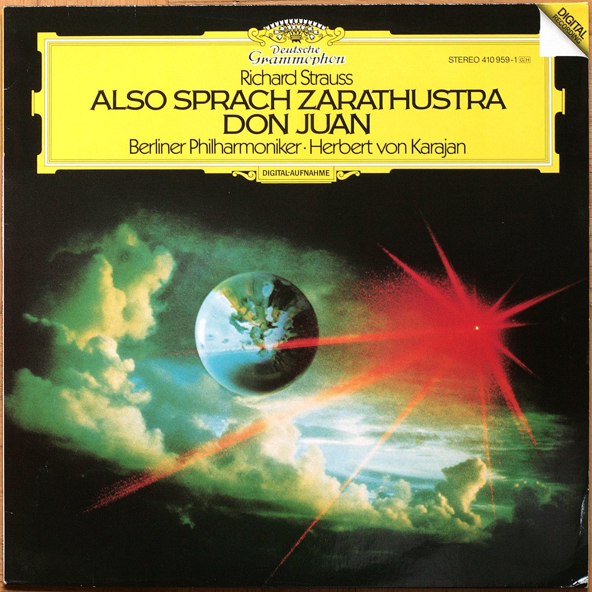 DGG 410 959 Strauss Also Sprach Zarathustra Don Juan Karajan DGG Digital Aufnahme