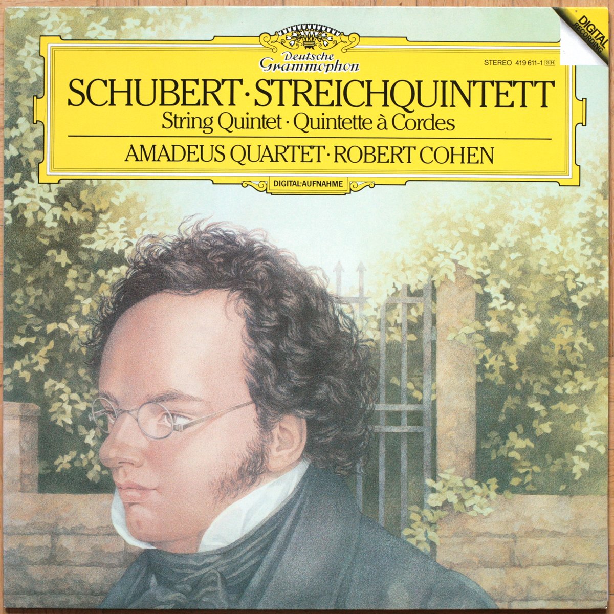 DGG 419 611 Schubert Quintette Cordes Amadeus Cohen DGG Digital Aufnahme