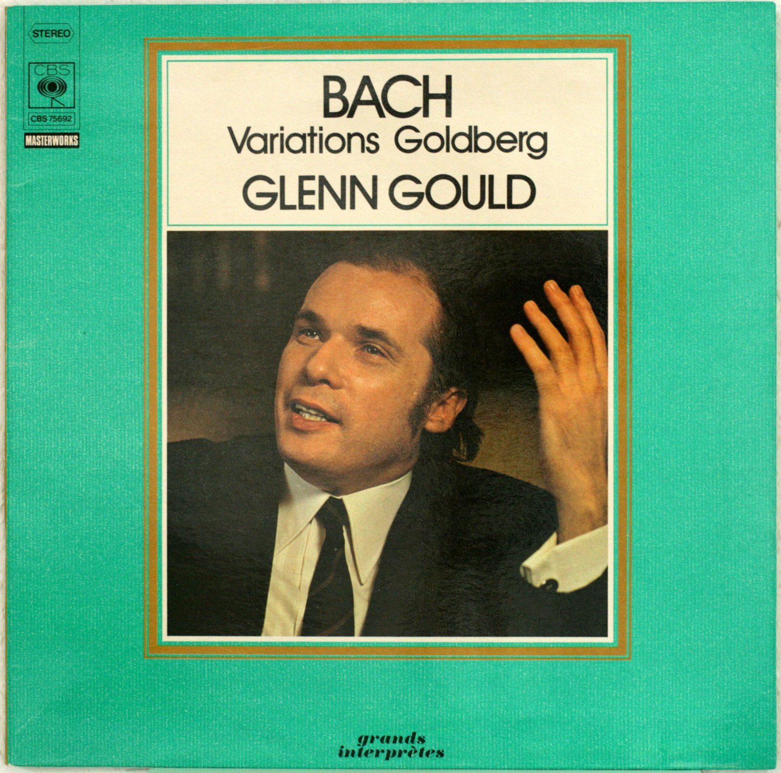 Bach • Les variations Goldberg • BWV 988 • CBS 75 692 • Glenn Gould • Version 1955