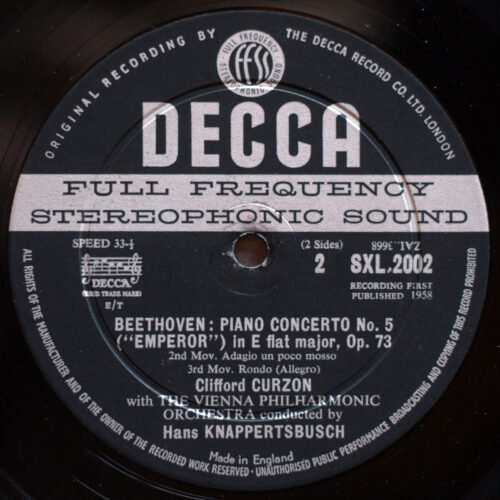 Beethoven Concerto Piano 5 Curzon Knappertbusch