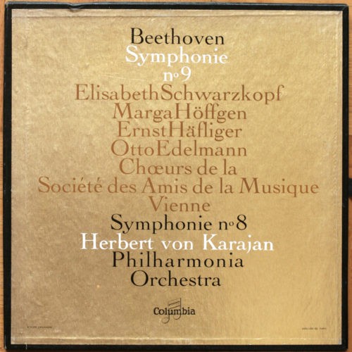 Beethoven • Symphonies n° 8 & 9 • FCX 448/449 • Philharmonia Orchestra • Herbert von Karajan