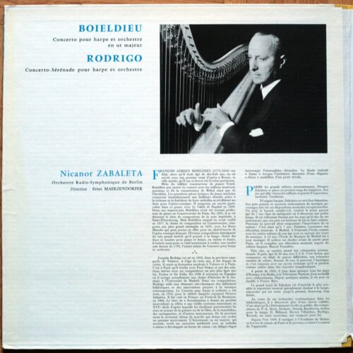 Boieldieu Rodrigo harpe Zabaleta