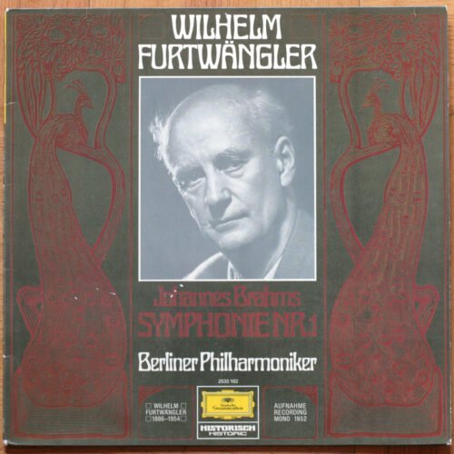 Brahms • Symphonie n° 1 • DGG 2535 162 • Berliner Philharmoniker • Wilhelm Furtwängler
