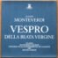 Monteverdi • Vespro Della Beata Vergine • Magnificat • Erato STU 70325/27 • Ensemble vocal et instrumental de Lausanne • Michel Corboz