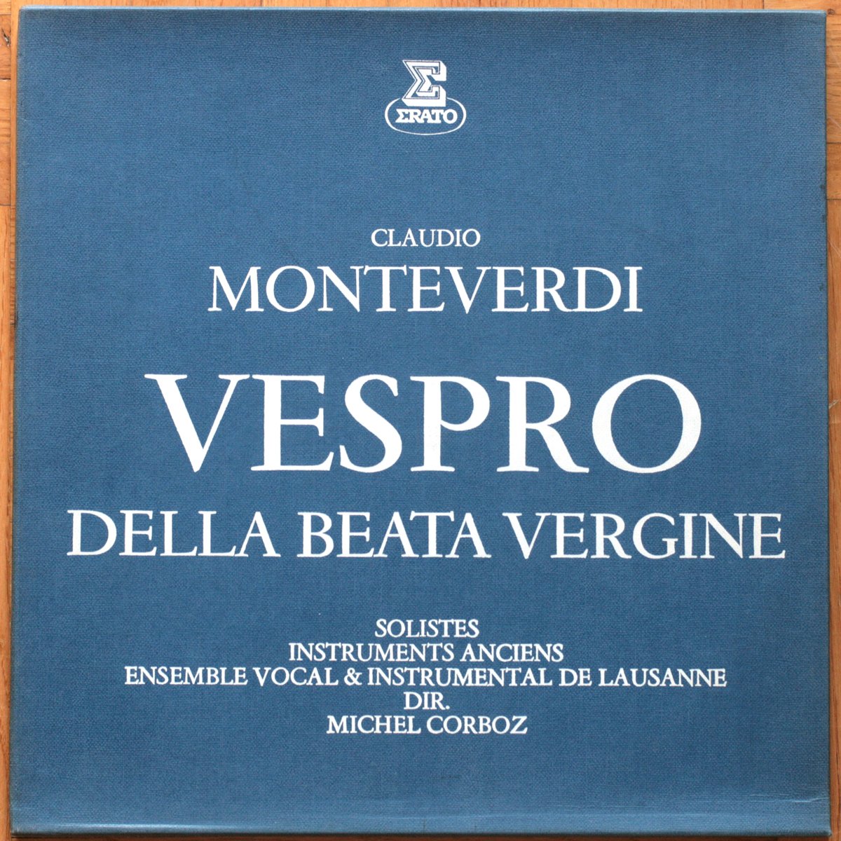 Monteverdi • Vespro Della Beata Vergine • Magnificat • Erato STU 70325/27 • Ensemble vocal et instrumental de Lausanne • Michel Corboz