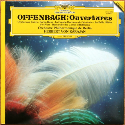 DGG Digital Offenbach Ouvertures Karajan Digital Aufnahme