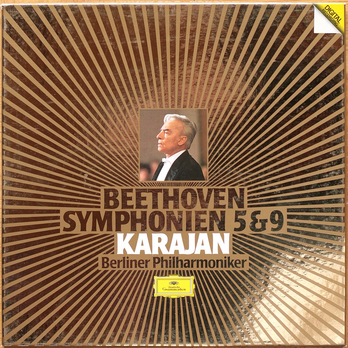 DGG 413933 Beethoven Symphonies 5 9 Karajan DGG Digital Aufnahme