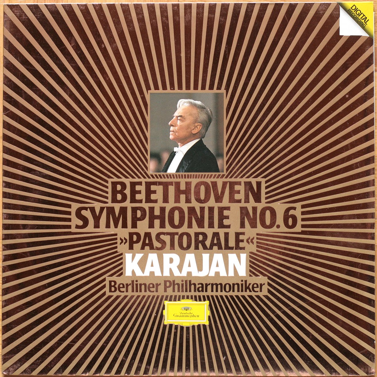 DGG 413936 Beethoven Symphonies 6 Karajan DGG Digital Aufnahme