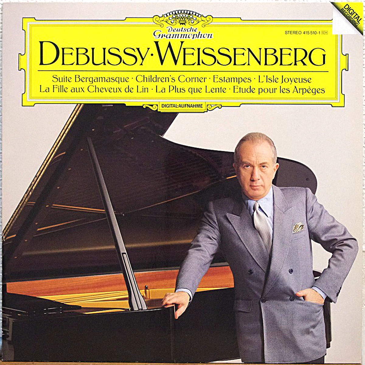 DGG 415 510 Debussy Suite Bergamasque Estampes Weissenberg DGG Digital Aufnahme