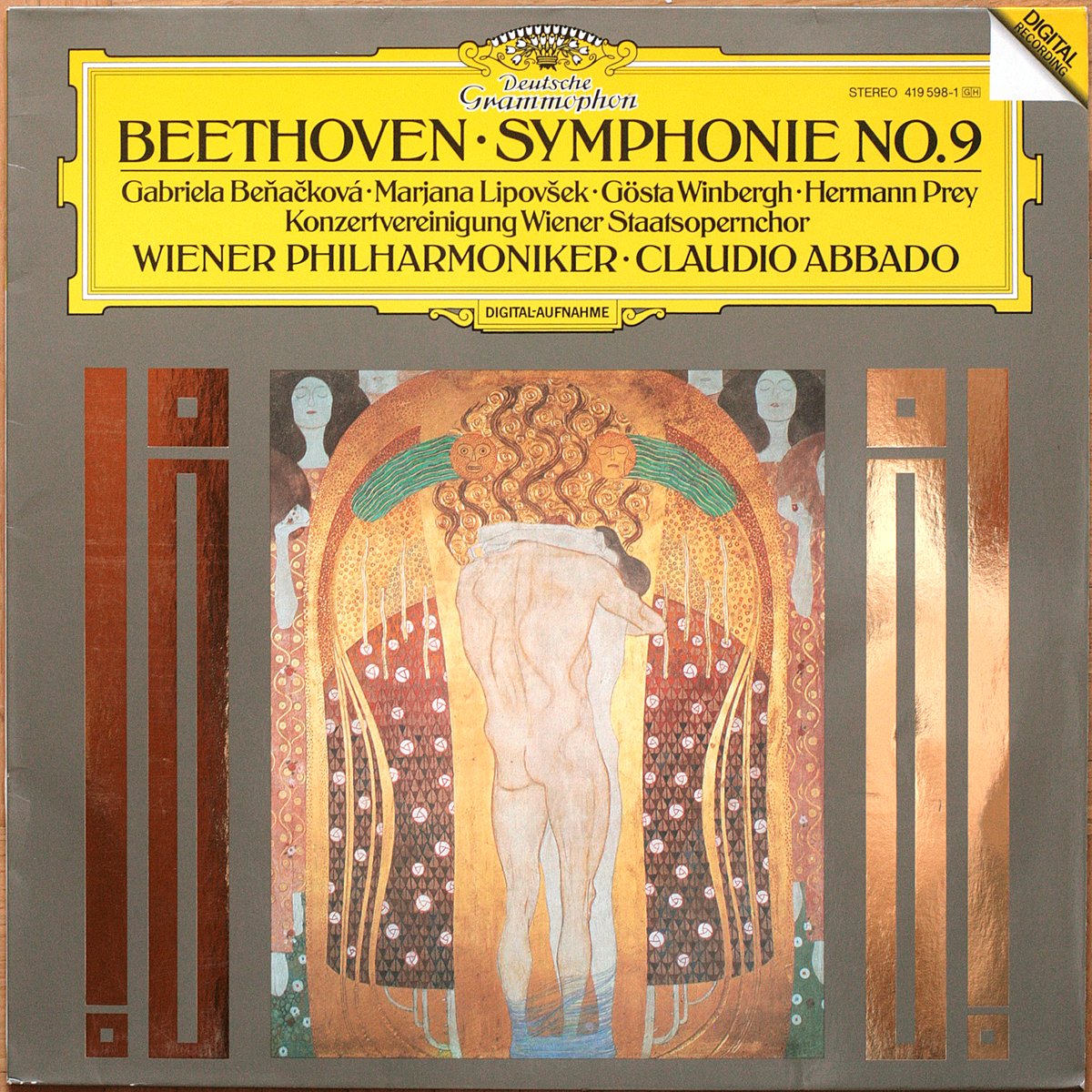 DGG 419 598 Beethoven Symphonie 9 Abbado Digital Aufnahme