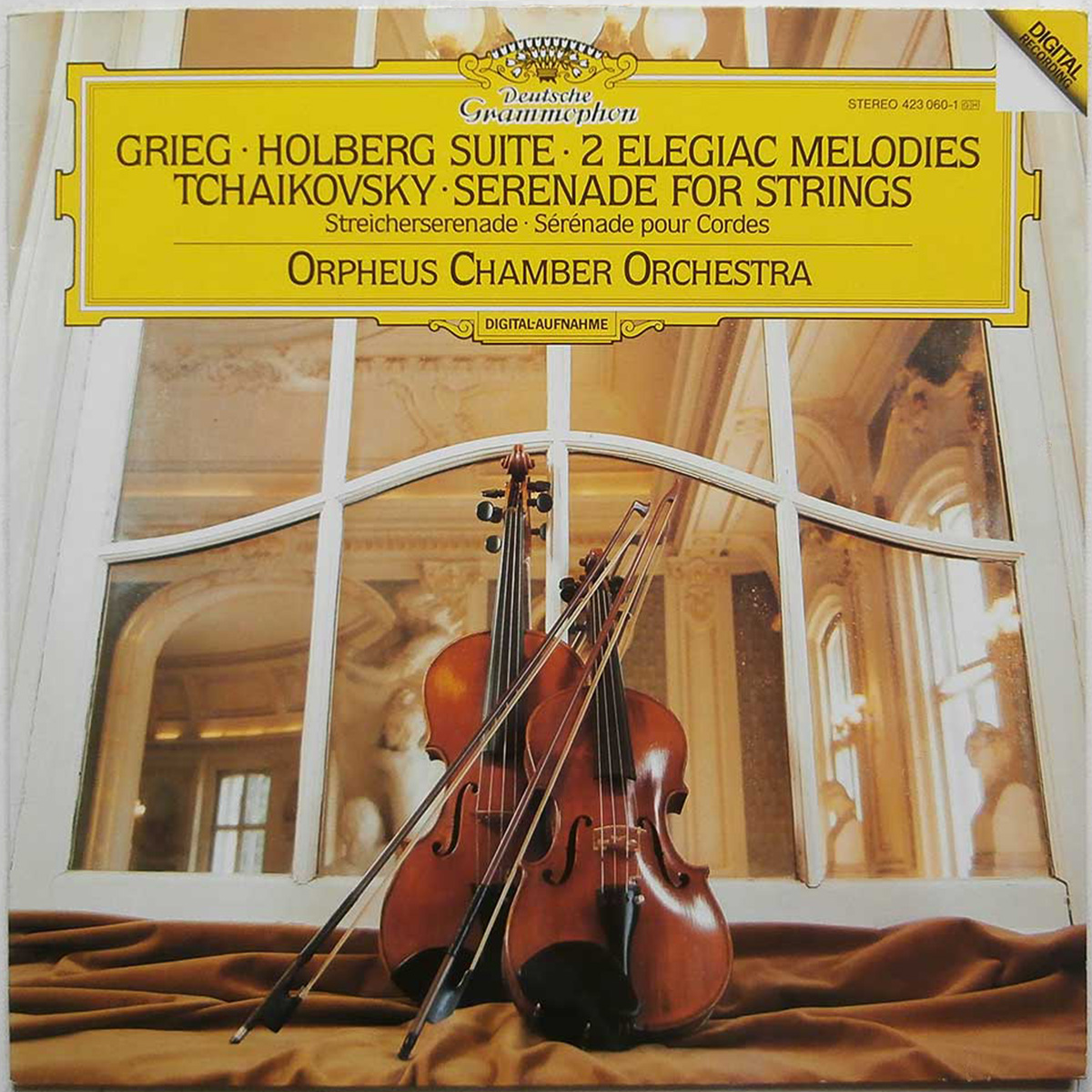 DGG 423 060 Grieg Holberg Suite Elegiac Melodies Tchaikovsky Serenade For Strings DGG Digital Aufnahme