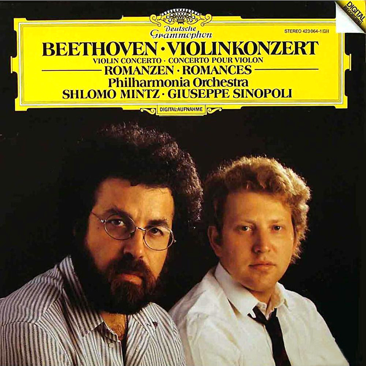 DGG 423 064 Beethoven Concerto Violon Romance Mintz Sinopoli DGG Digital Aufnahme