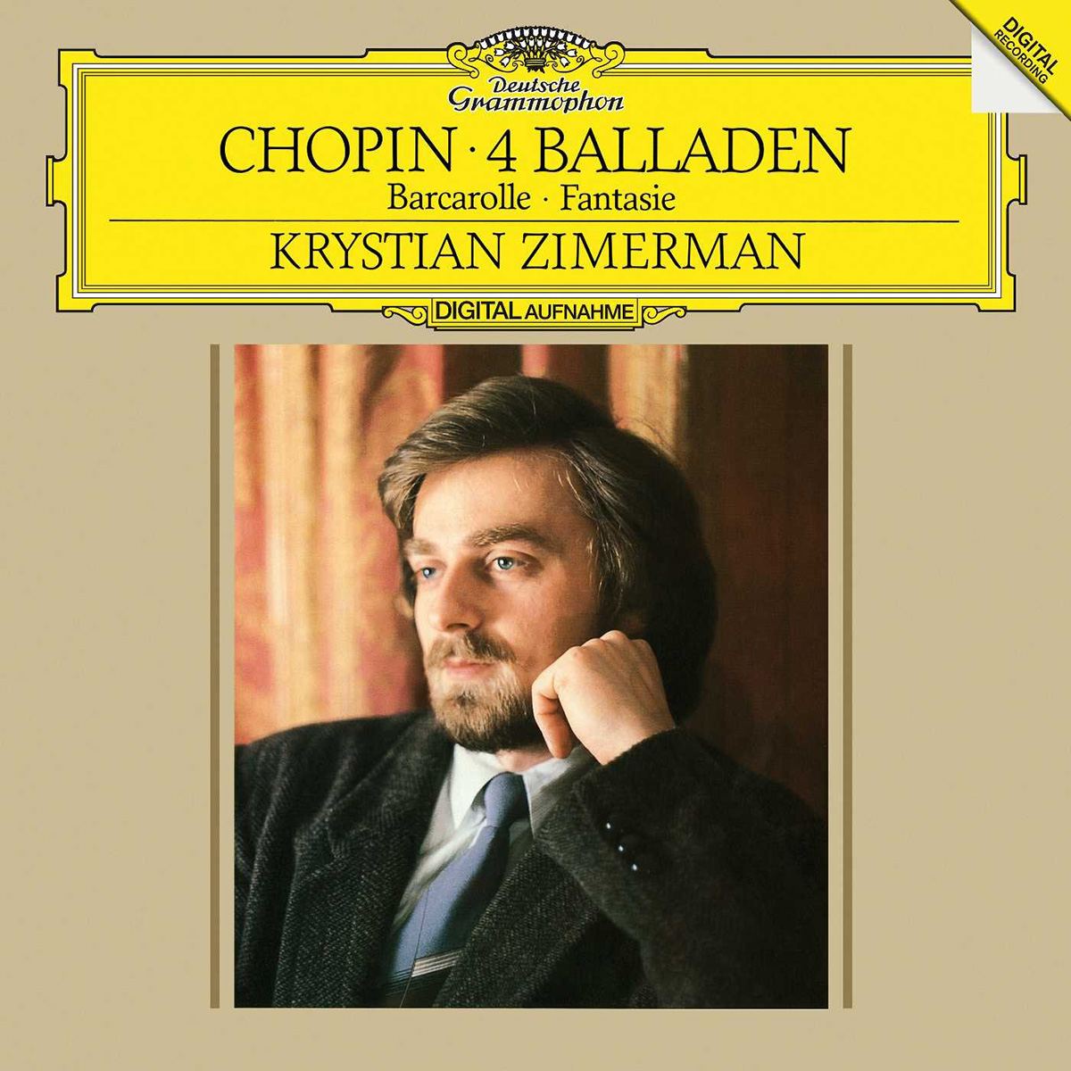 DGG 423 090 Chopin Ballades Barcarolle Fantaisie Zimerman DGG Digital Aufnahme