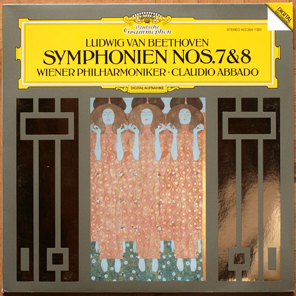 DGG 423 364 Beethoven Symphonies 7 & 8 Abbado DGG Digital Aufnahme