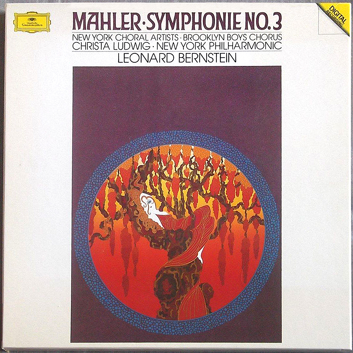 DGG 427 328 Mahler Symphonie 3 Bernstein DGG Digital Aufnahme