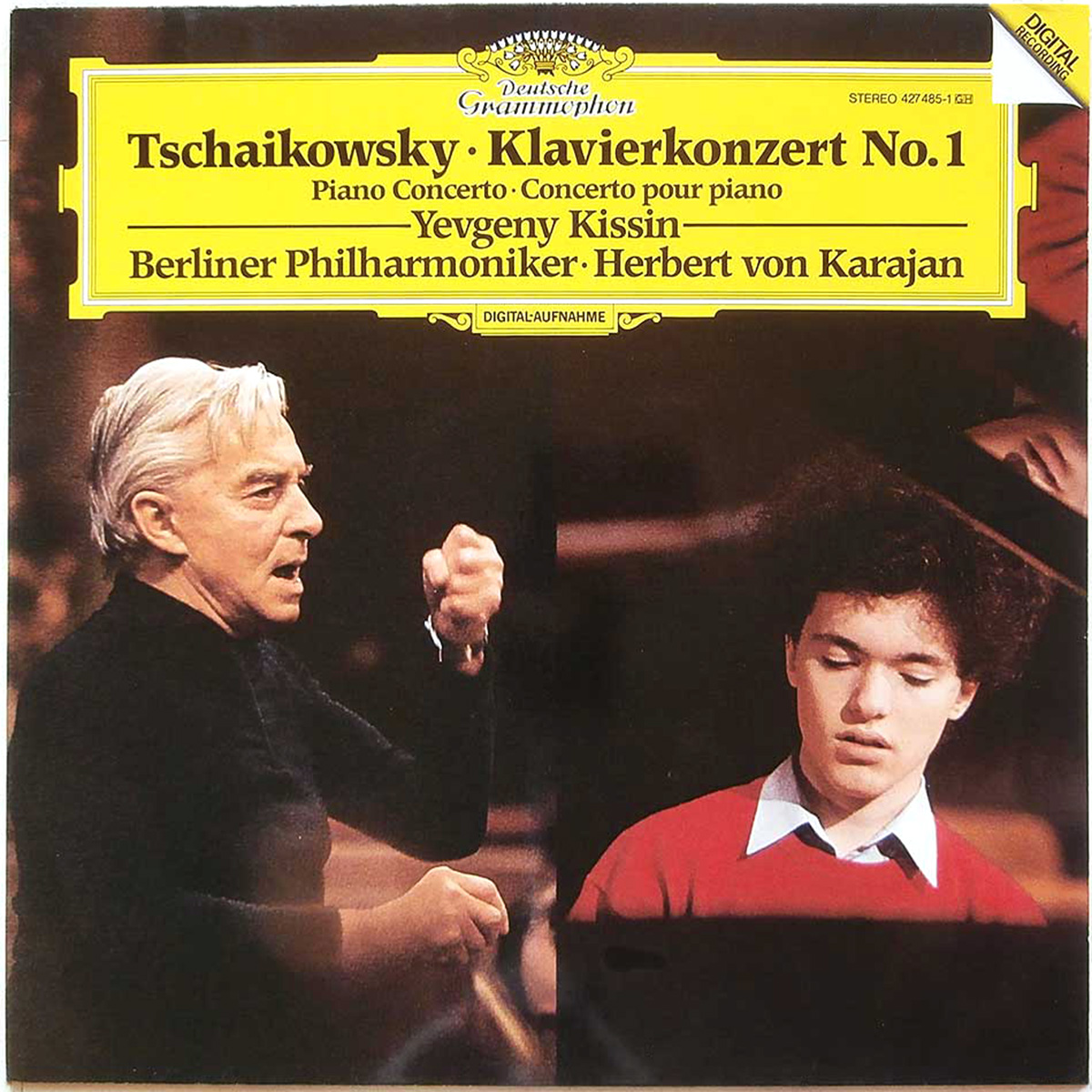 DGG 427 485 Tchaikovsky Concerto Piano 1 Kissin Karajan DGG Digital Aufnahme