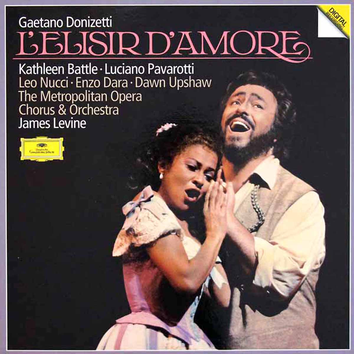 DGG 429 745_Donizetti Elisir Amore Pavarotti Levine DGG Digital Aufnahme
