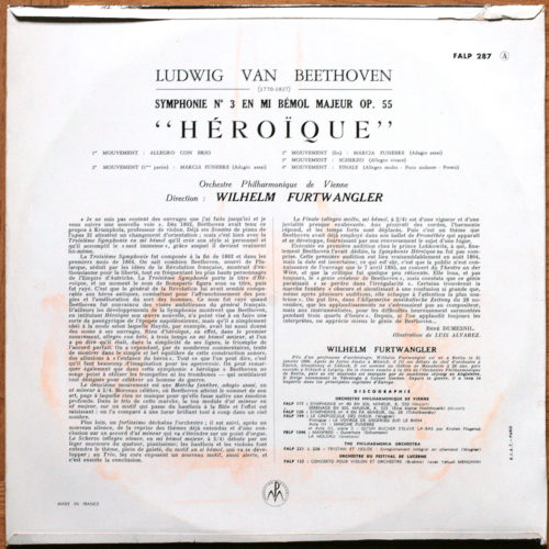 Beethoven Symphonie 3 Furtwangler ALP 1060
