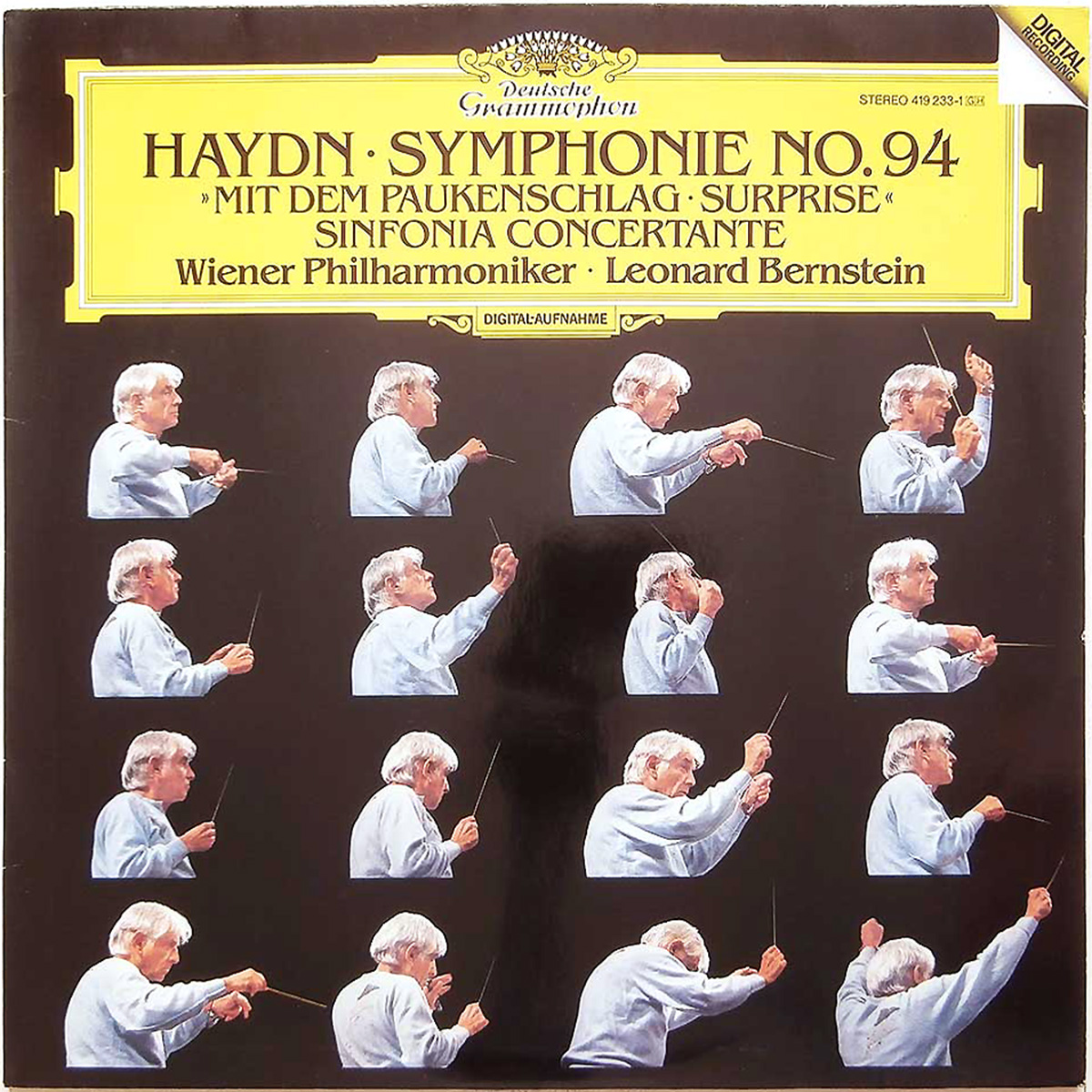 DGG Haydn Symphonie 94 Sinfonia Concertante Bernstein DGG Digital Aufnahme