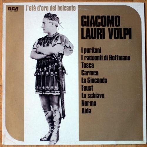 Giacomo Lauri Volpi L'età d'oro del belcanto Bellini Offenbach Puccini Bizet Ponchielli Gounod Verdi