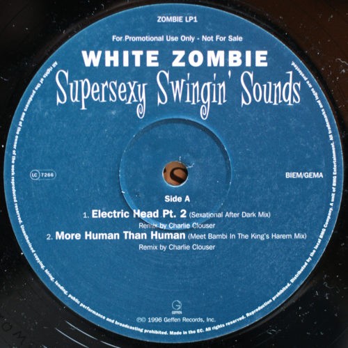 White Zombie Supersexy Swingin' Sounds Promo Album