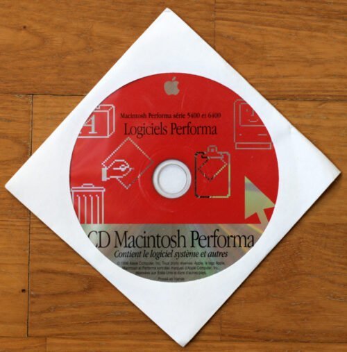 Apple Macintosh • Performa 5400 & 6300 • PowerPC 603e • CD d'installation • Install software • OS 7.5.1