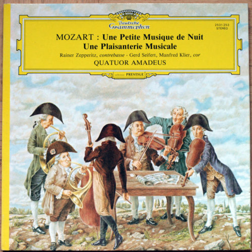 Mozart • Eine Kleine Nachtmusik • KV 525 • Ein Musikalischer Spass • KV 52 • DGG 2531 253 • Amadeus-Quartett